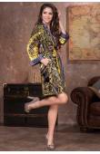 Короткий жіночий халат Mia-Amore Armani Gold 3493