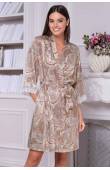 Жіночий короткий халат Mia-Amore Clementina 3453
