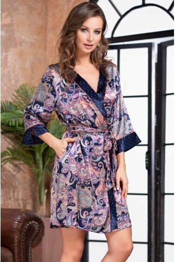 Жіночий короткий халат Mia-Mia Etro 3503