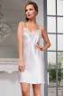 Шовкова біла нічна сорочка Mia-Amore White Swan 3550