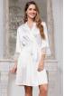 Короткий шелковый халат Mia-Amore White Swan 3553