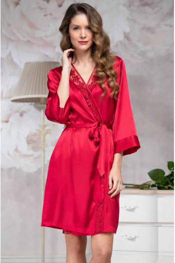 Короткий женский халат Mia-Amore Marisia 8583