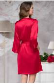 Короткий женский халат Mia-Amore Marisia 8583