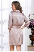 Короткий халат на гудзиках Mia-Amore Margaret 8977