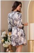 Короткий халат на пуговицах Mia-Amore Doroteya 3747