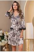 Короткий халат на пуговицах Mia-Amore Doroteya 3747