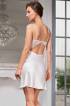 Шовкова біла нічна сорочка Mia-Amore White Swan 3550