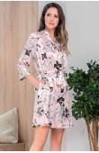 Короткий шовковий халат Mia-Amore Flavia 3753
