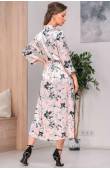 Длинный шелковый халат Mia-Amore Flavia 3759