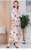 Длинный шелковый халат Mia-Amore Flavia 3759