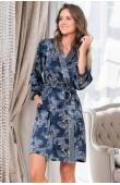 Короткий жіночий халат Mia-Amore Vanessa 3773