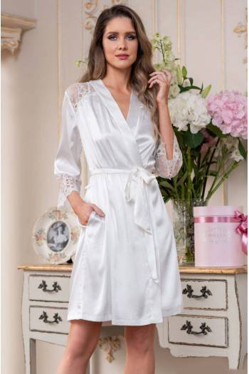 Короткий женский халат Mia-Amore EDITA 3673