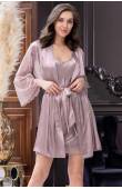 Короткий жіночий халат Mia-Amore Misty 7263