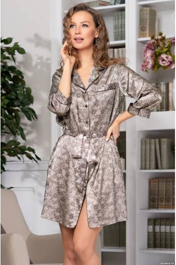 Короткий халат Mia-Amore AJUR 8777