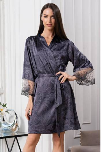 Короткий женский халат Mia-Amore Aletta 4443