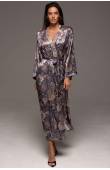 Длинный шелковый халат Mia-Amore Giaconda 4689