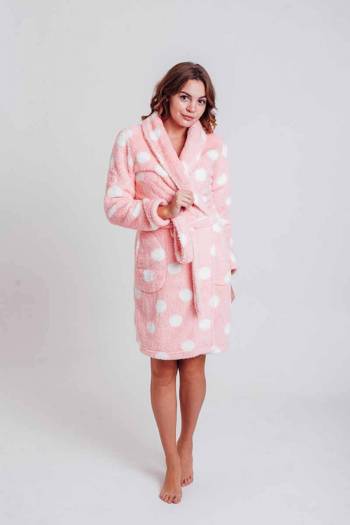 Теплый халат из флиса Rebelle 71182-418-0