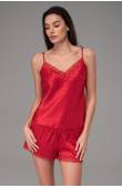 Красная шелковая пижама Mia-Amore Joanna 7312-2
