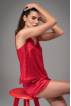 Красная шелковая пижама Mia-Amore Joanna 7312-2
