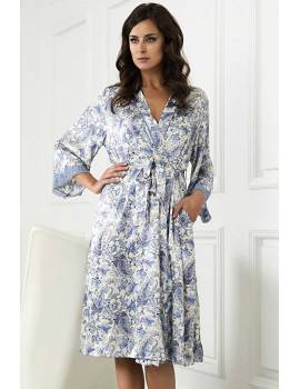 Длинный халат шелк Dolce Vita 5919