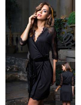 Короткий халат Elegance de Lux 12033