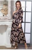 Довгий халат для жiнок Versachi Gold 9938