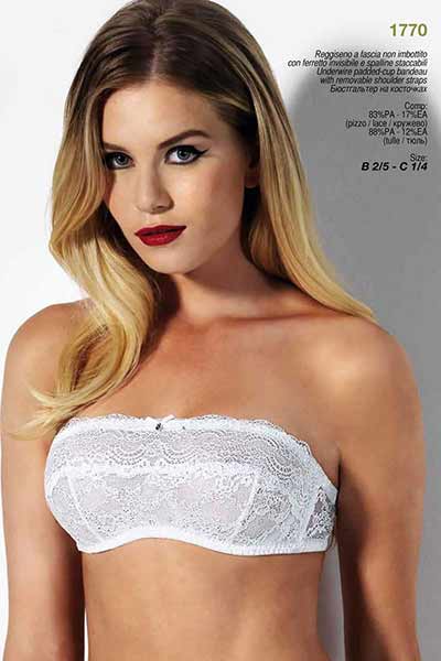 Мягкий бюстгальтер бандо без косточек